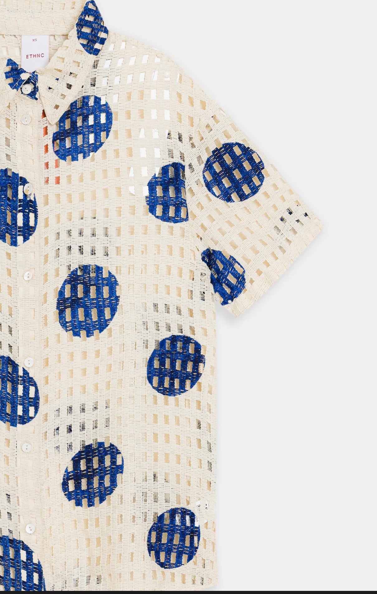 ETHNC Textured Navy Suit Co-ord Set