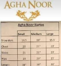 Agha Noor Short Length Straight Kurta with Gold and White Embellishments and Pearls