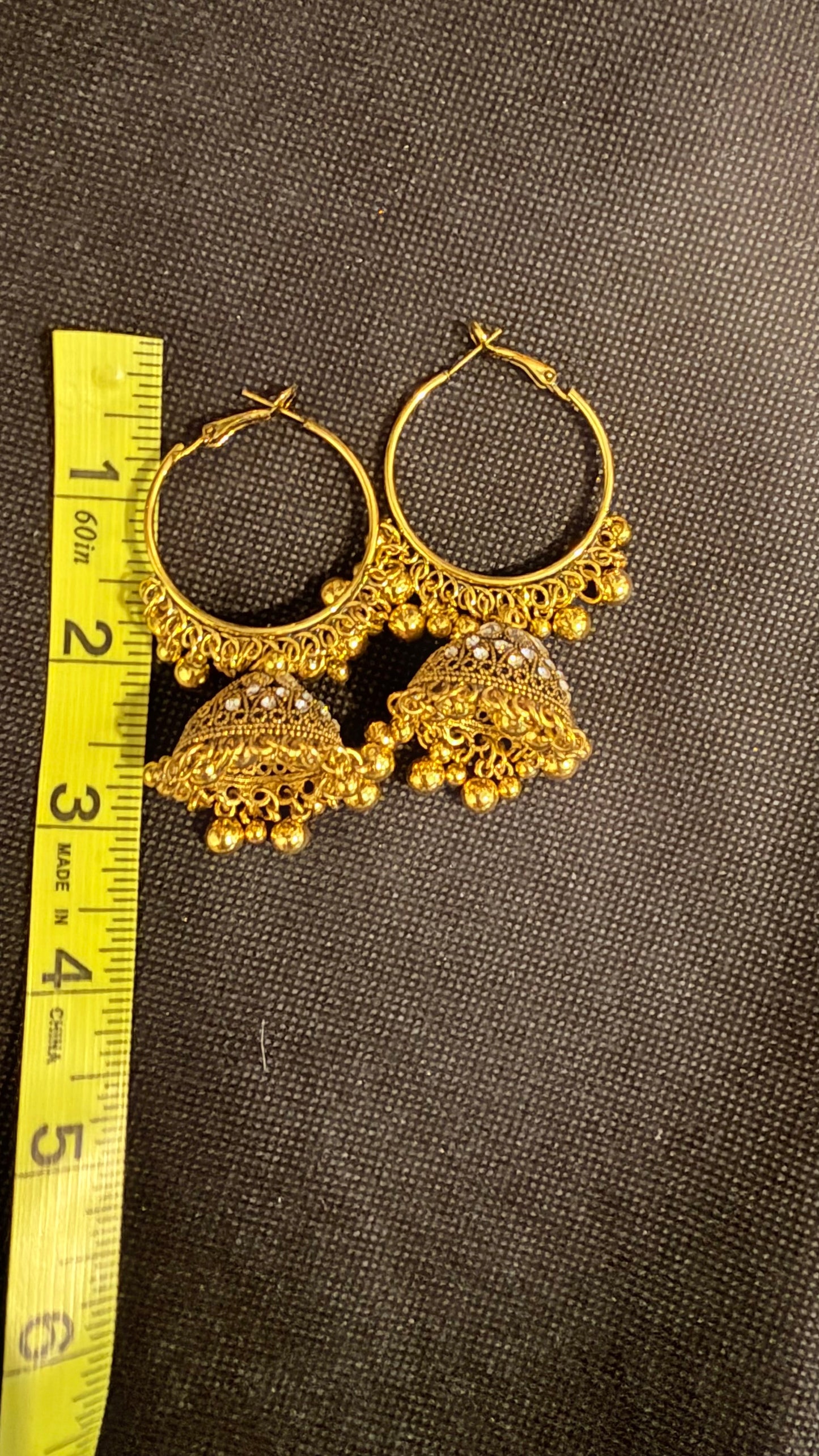 Brass Jhumka's/Earrings