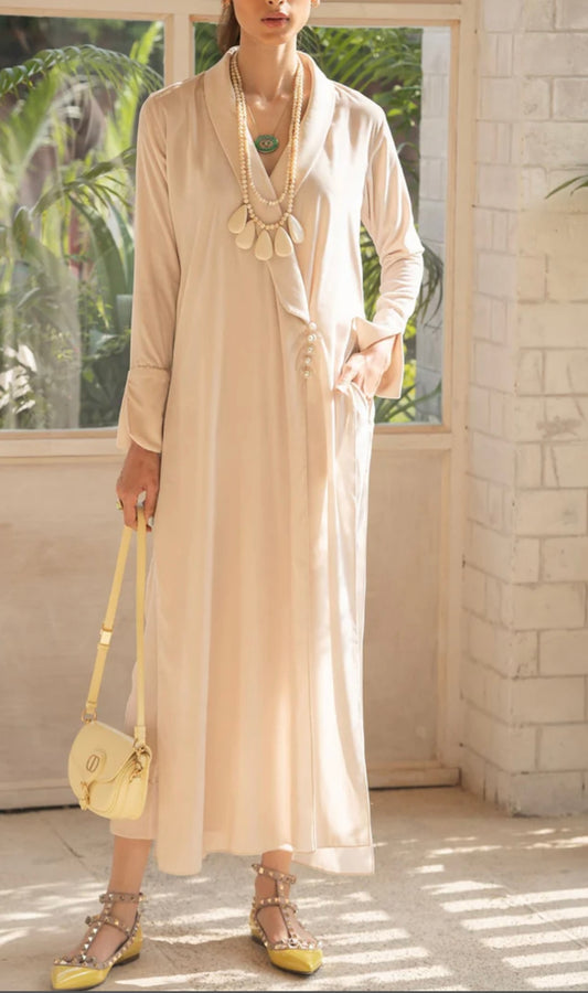 Zainab Zulfiqar Off-White Velvet Suit