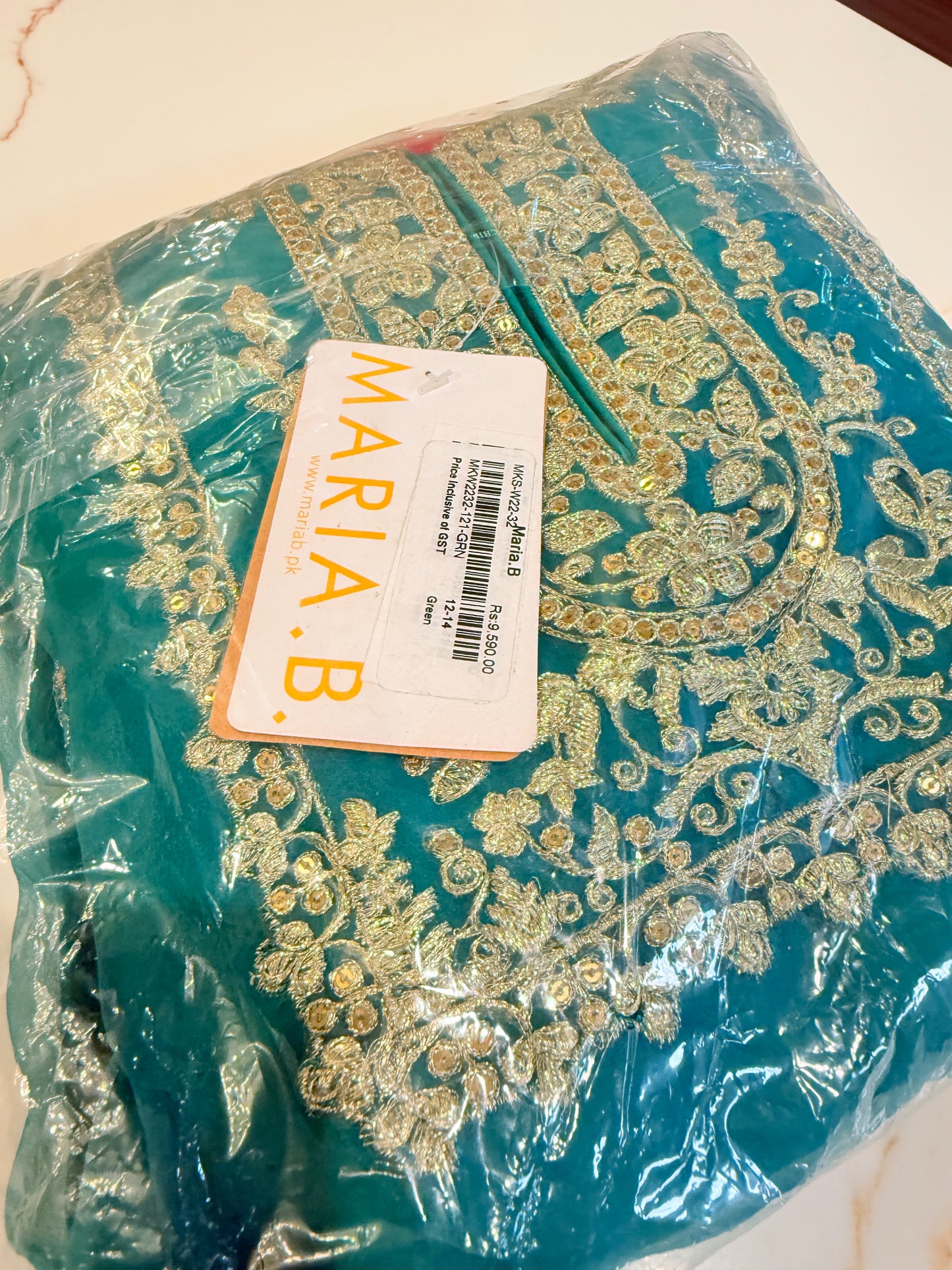 Maria B 3 Piece Organza Suit (Girls), New with Tags