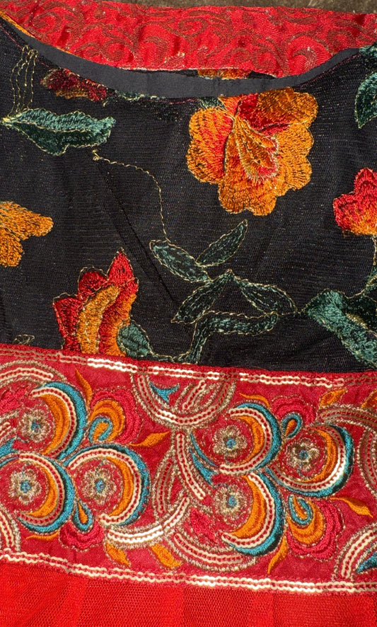 Girls Anarkali Style Dress with Embroidery - 5 Yr Old