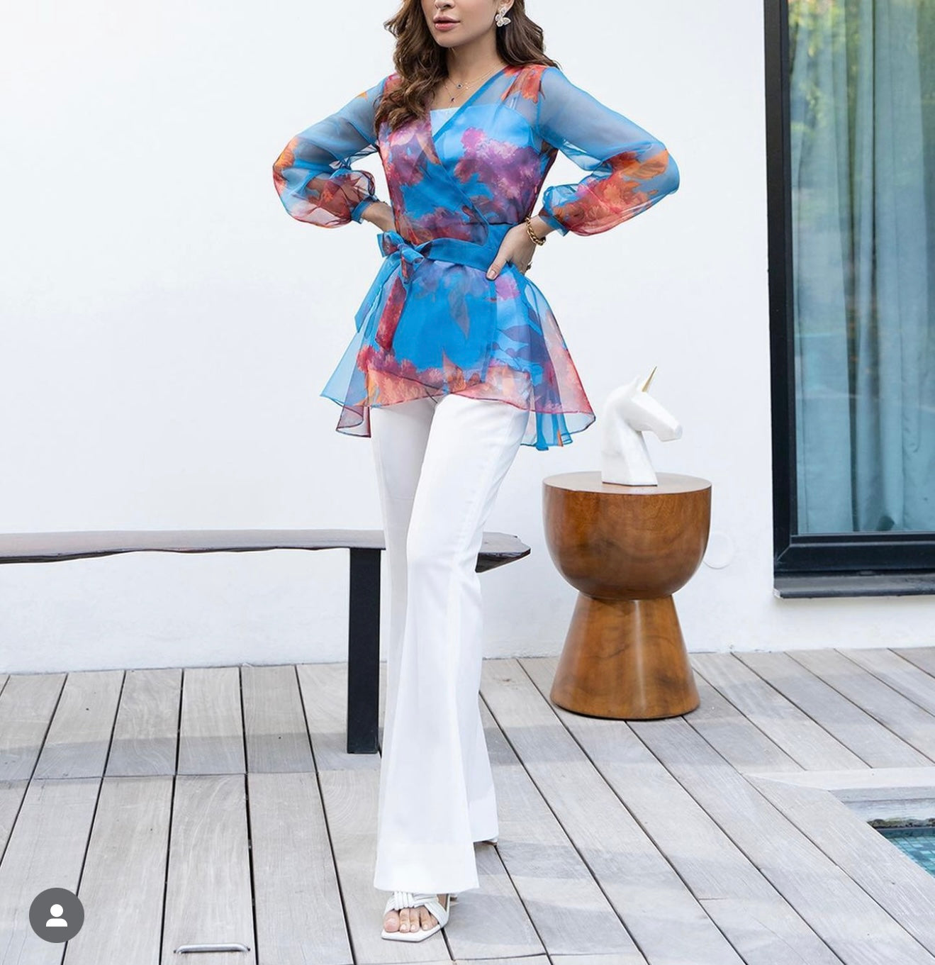 Lulusar by Ayesha Omar Fusion Top