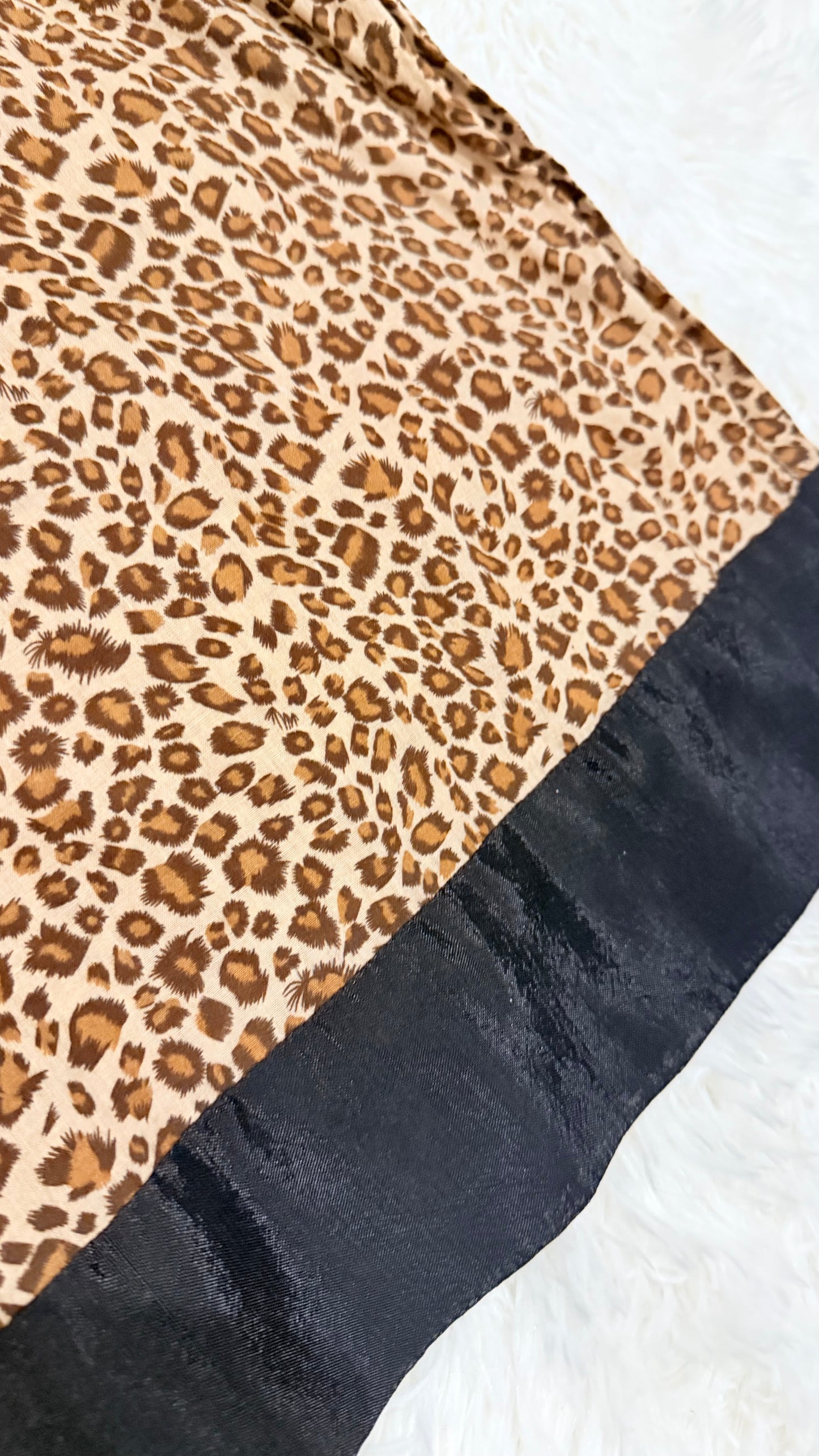 Karma Nation Animal Print Lawn Kurta with Silk Border