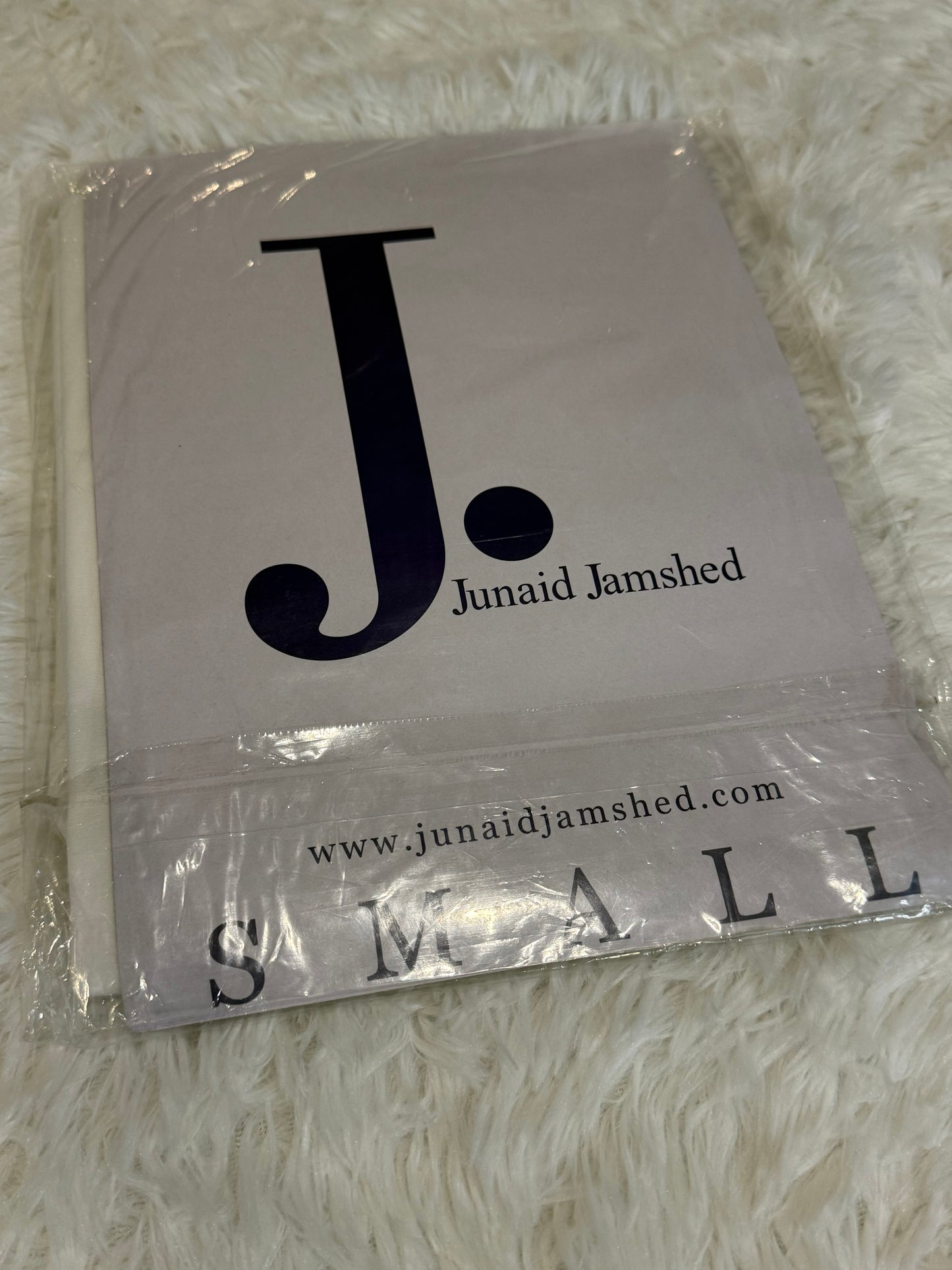 Junaid Jamshed White Shalwar