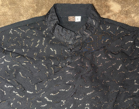 Boy’s Black Kurta with Gold Embellishments (3Y)