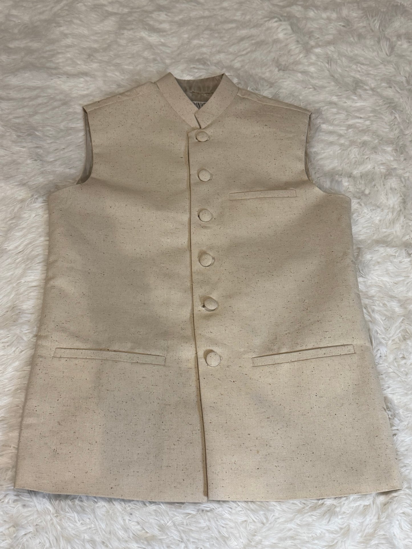 Chinyere Off-White Waistcoat