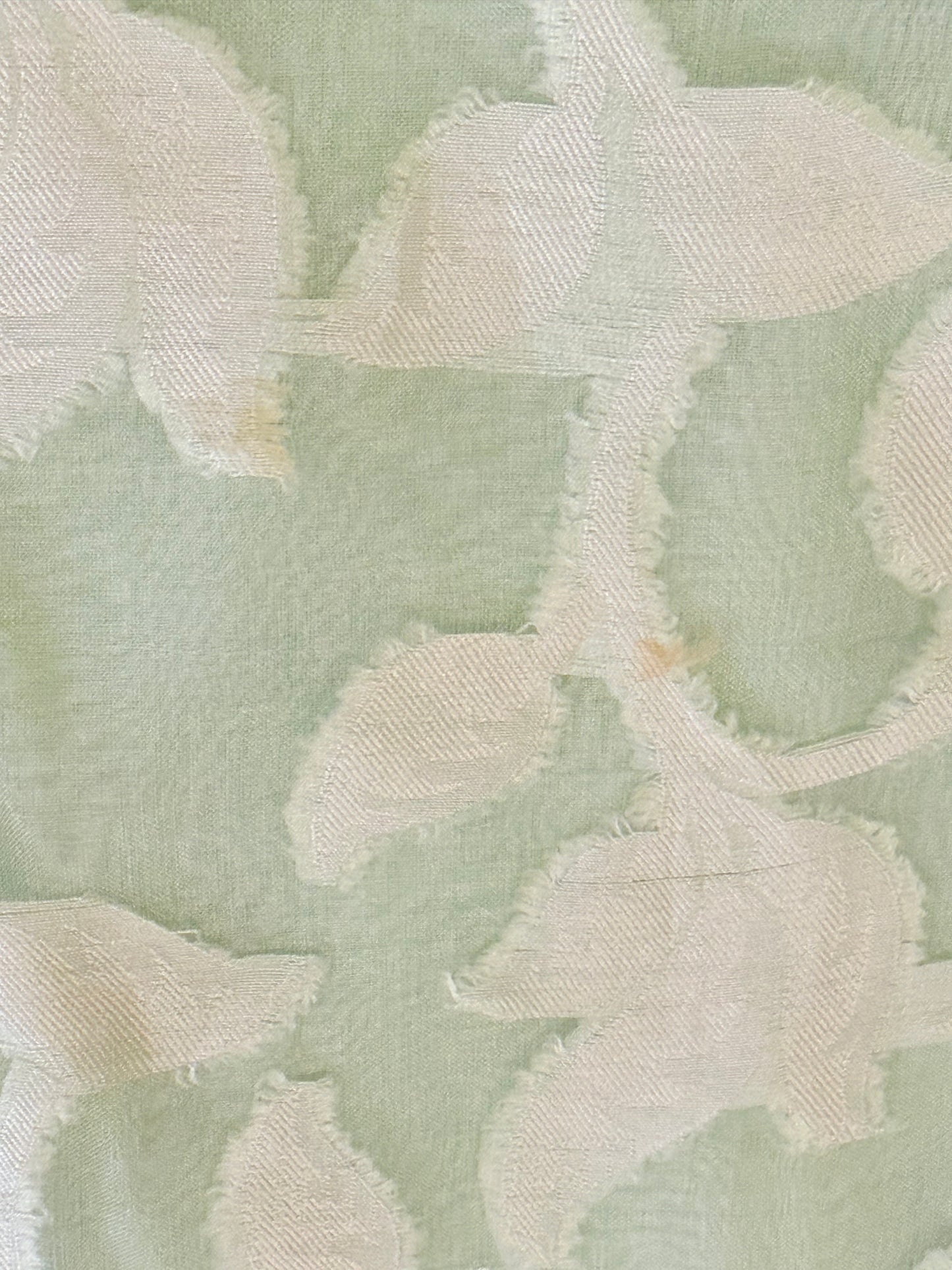 Sana Abbas Muted Seafoam Green Shirt with White Floral Pattern and Seafoam Green Embroidery
