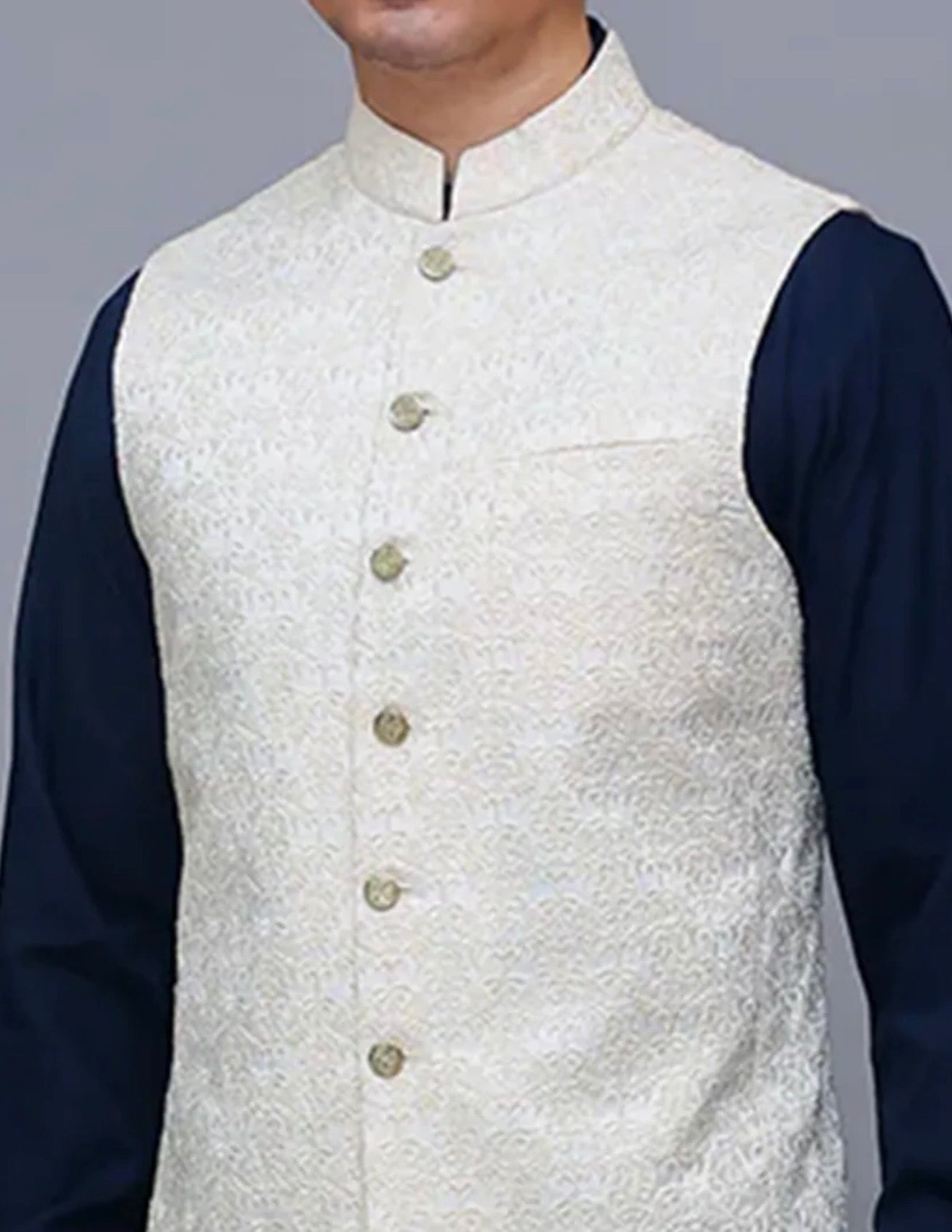 Amir Adnan Classic Satin Silk Waistcoat