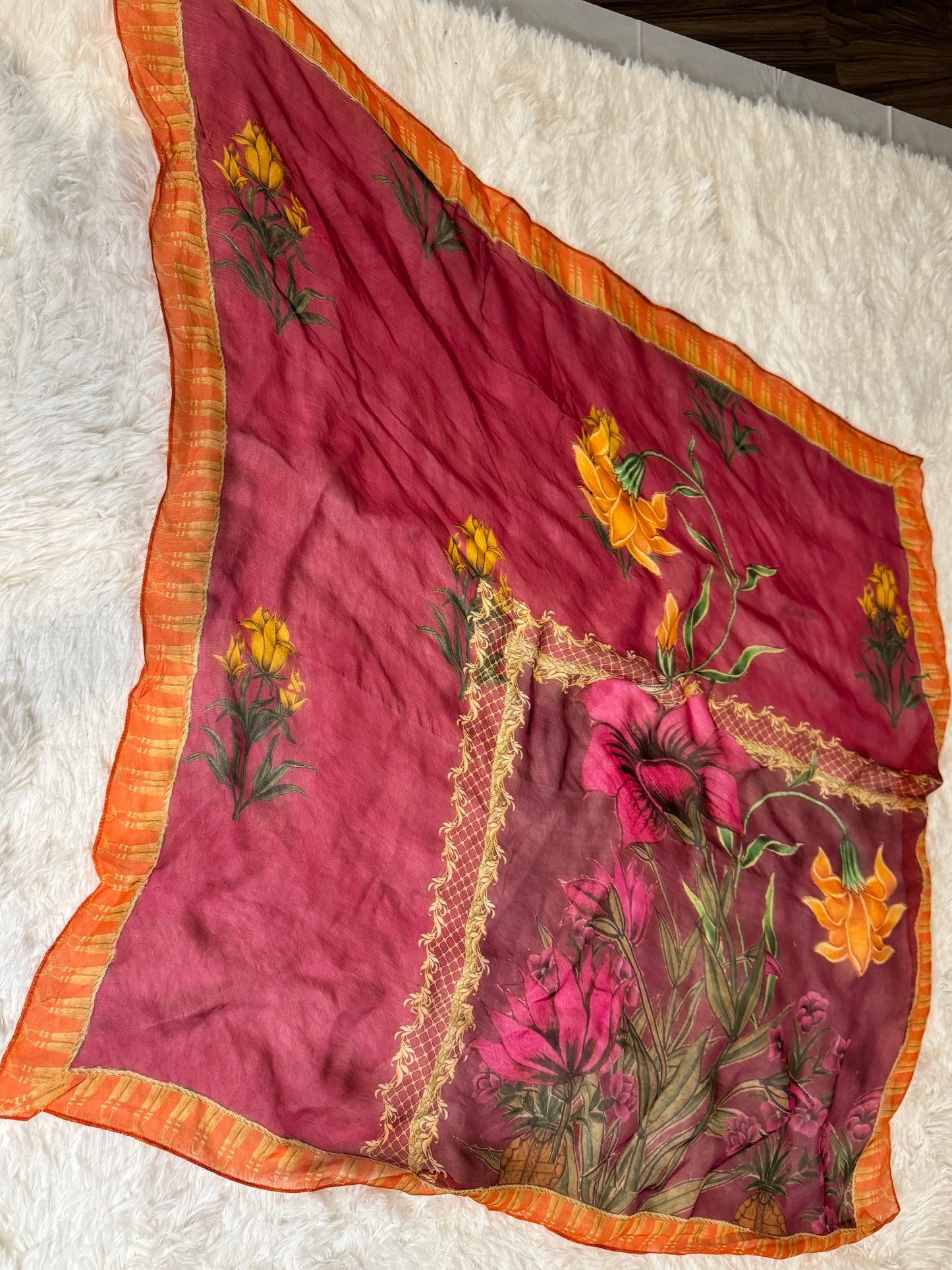 Ansab Jahangir Square Silk Scarf