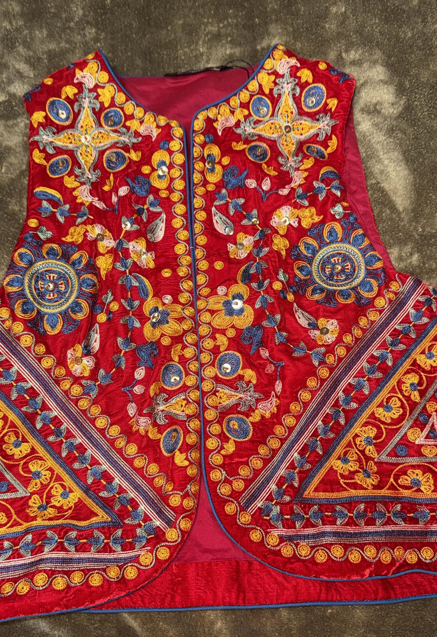 ETHNC Embroidered Vest