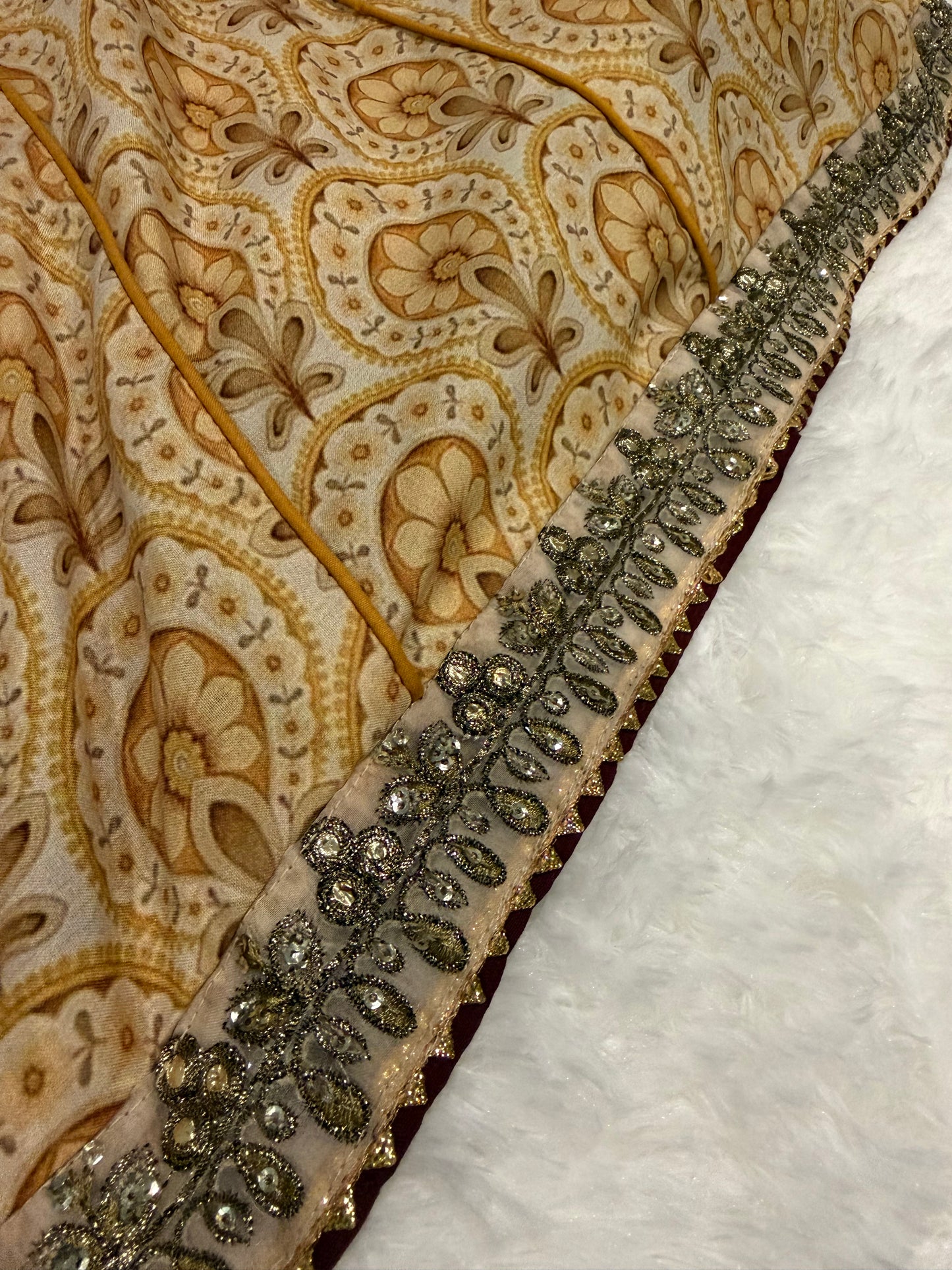 Vanya Mustard Yellow Colored Anarkali style shirt with ties.