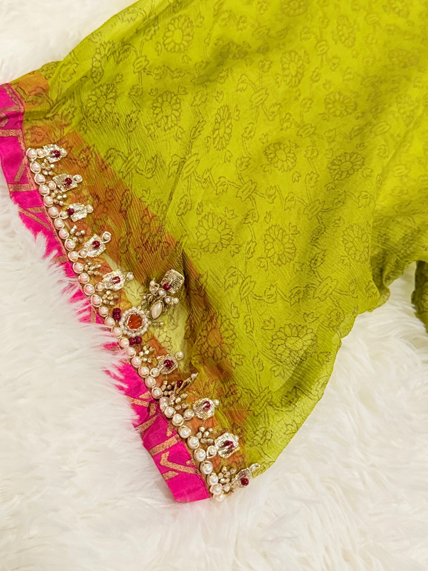 Chinyere Kurta Formal Shirt with Metallic Work and Sequins