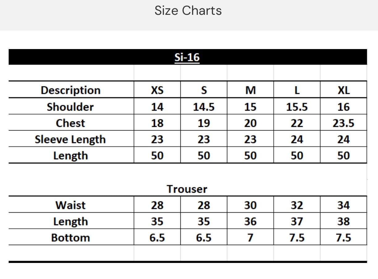 Vanya Blue Long Silk Shirt with Trousers and Embroidery on Sleeves