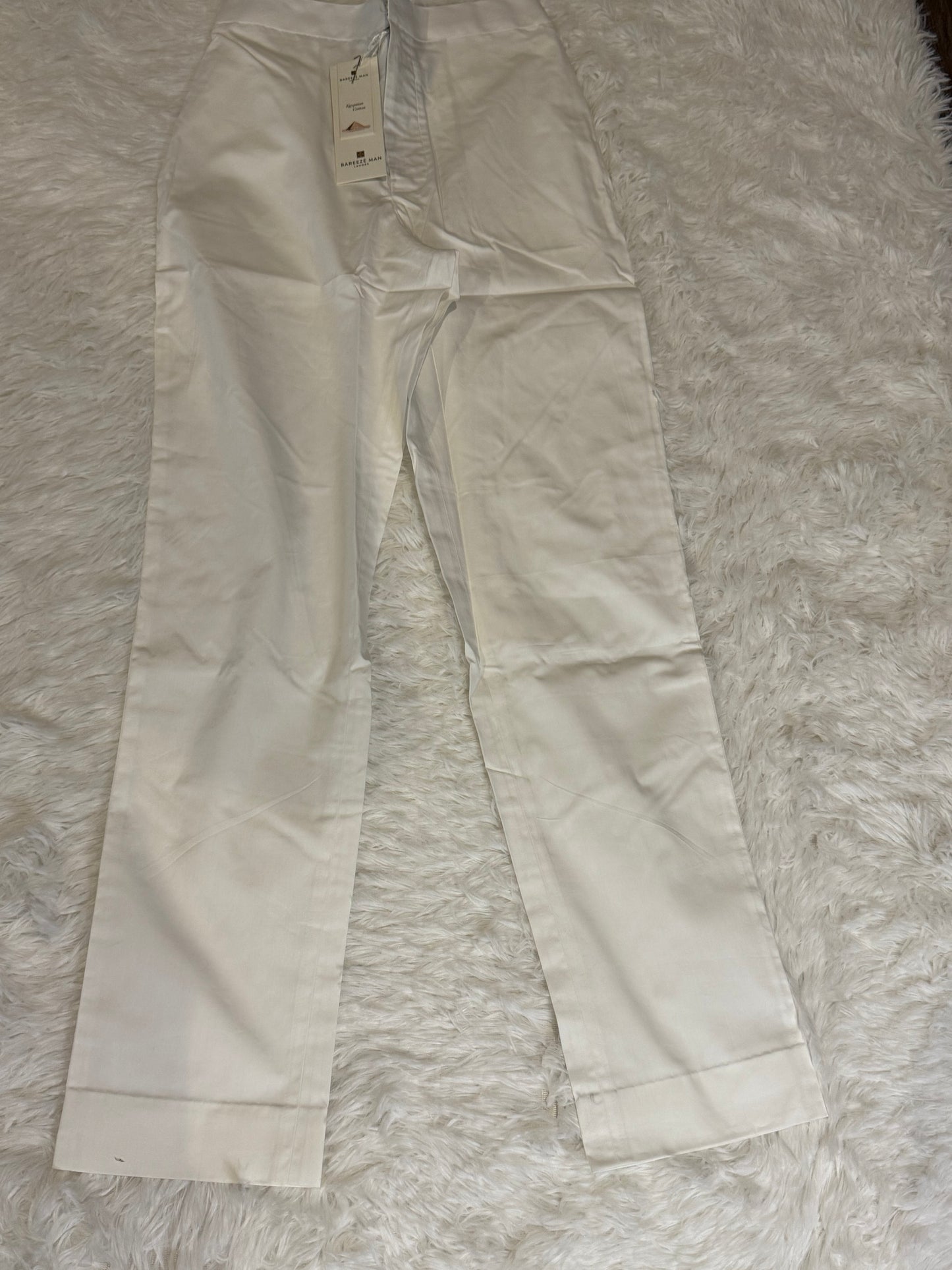 Bareeze Man White Cotton Pajama Pant (Narrow)